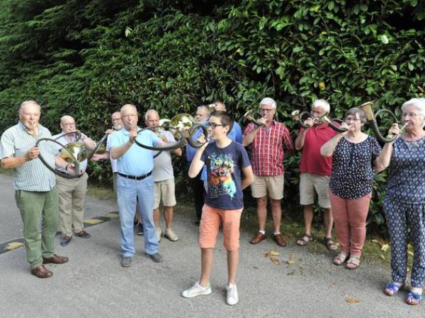 13-jarige leerling ster van jachthoorngroep