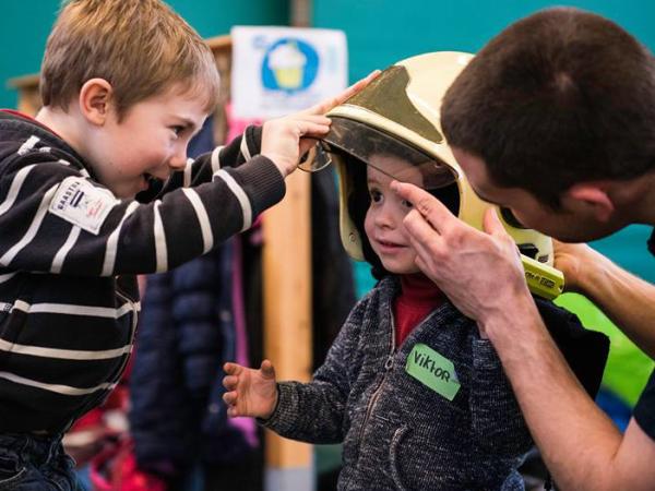 De brandweer © Heyo