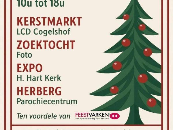 Kersthappening met herberg, toffe fotozoektocht, indoor-kerstmarkt en  kerstexpo © De Kerstgezellen vzw