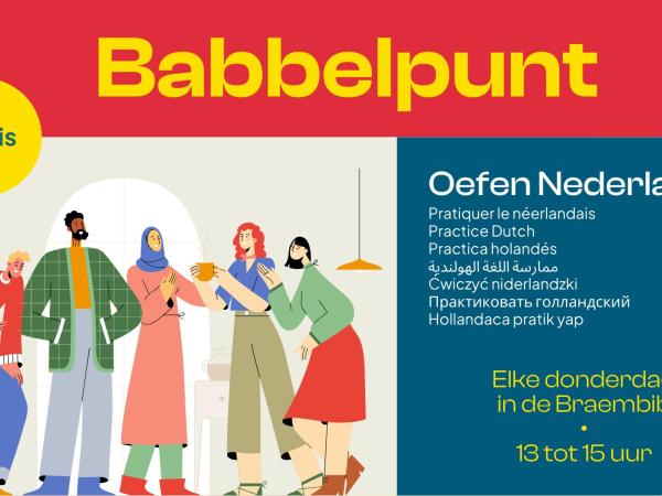 Babbelpunt - Conversatiegroep © Bibliotheek Schoten