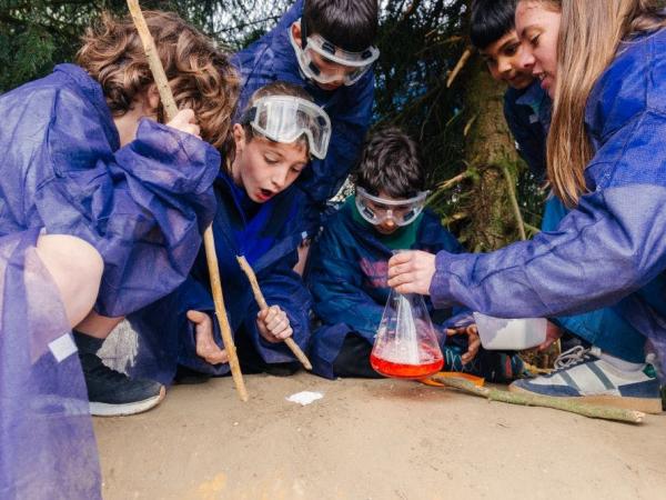 Het wetenschapslab © Skillz vzw