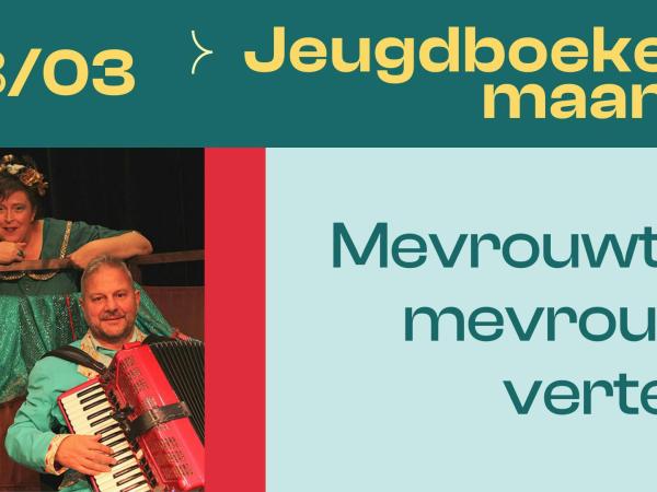 Mevrouwtje mevrouw vertelt over dieren - Jeugdboekenmaand © Bibliotheek Schoten