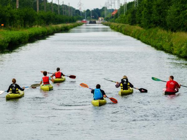 Initiatiecursus kajak op woensdag 20, 27 augustus en 3 september. © Schotense Kajak Klub vzw