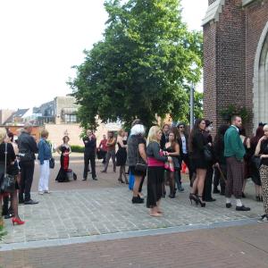 Crimi Clowns strijken neer aan het Sint-Cordulaplein